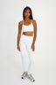 Staple Scrunch Legging | White