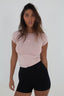 Fitted Tee Dusty Pink
